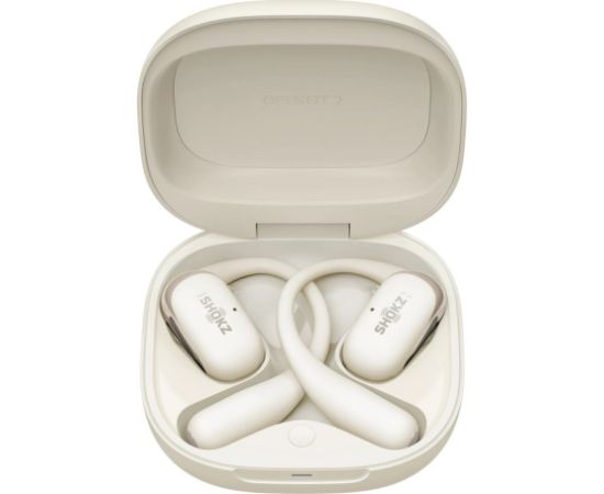 SHOKZ OpenFit 2 Headphones Wireless Ear-hook Calls/Music/Sport/Everyday Beige