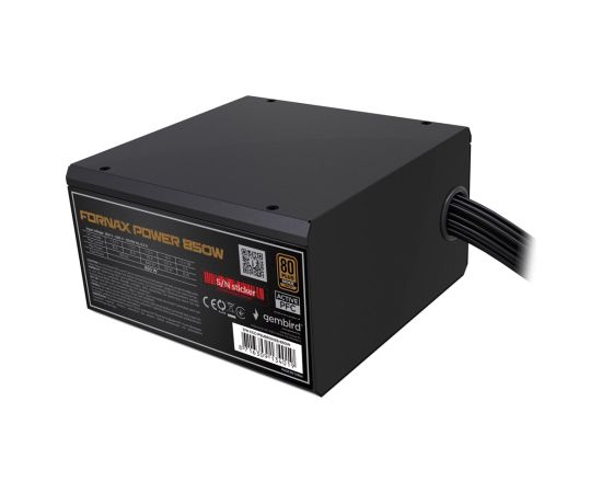 Gembird CCC-PSUBRONZE-850W Power supply unit Fornax Power 850W active PFC 12cm fan 80+Bronze color box