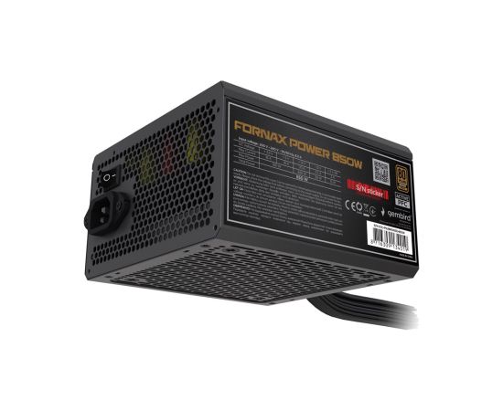 Gembird CCC-PSUBRONZE-850W Power supply unit Fornax Power 850W active PFC 12cm fan 80+Bronze color box