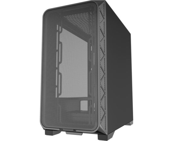 Gembird CCC-FC-MK200 Gaming ATX case, Fornax MK200, mesh, without fans, black