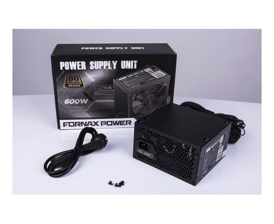 Gembird CCC-PSU80P-BBP-600 power supply unit 600 W 24-pin ATX ATX Black