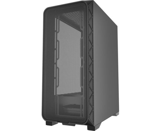 Gembird CCC-FC-M200 Gaming ATX case, Fornax M200, mesh, without fans, black