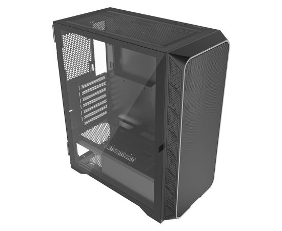 Gembird CCC-FC-M200 Gaming ATX case, Fornax M200, mesh, without fans, black