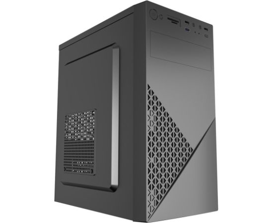 Gembird CCC-FC-K170-600W Office computer case Fornax K170, mATX, black + 600W 80PLUS bronze PSU