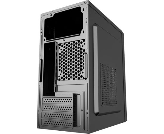 Gembird CCC-FC-K170-600W Office computer case Fornax K170, mATX, black + 600W 80PLUS bronze PSU