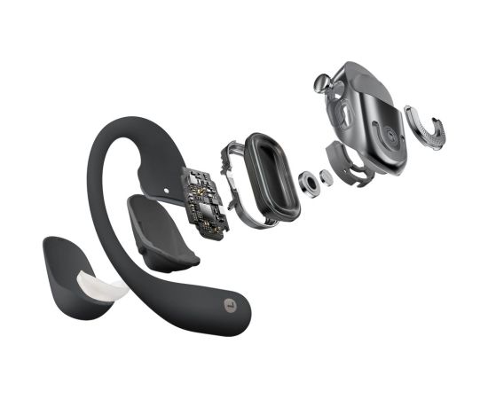 SHOKZ OpenFit 2 Headphones Wireless Ear-hook Calls/Music/Sport/Everyday Black
