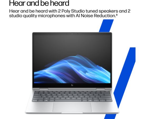 HP EliteBook 8 Flip G1i 13 - Ultra 7-255U, 32GB, 512GB SSD, 13.3 WUXGA Privacy Touch AG, 5MP IR cam, WWAN-ready, Smartcard, FPR, US backlit keyboard, 62Wh, Win 11 Pro