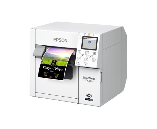 Epson ColorWorks C4000e (mk) Label Printer Inkjet Colour 100 mm/sec USB