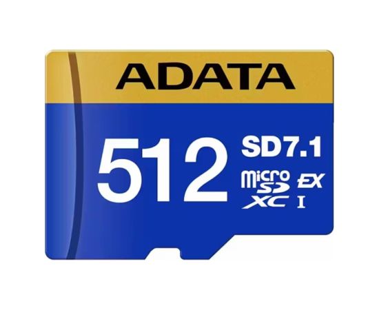 A-data MEMORY MICRO SDXC 512GB SD7.1/UD512GEX3L1-C ADATA
