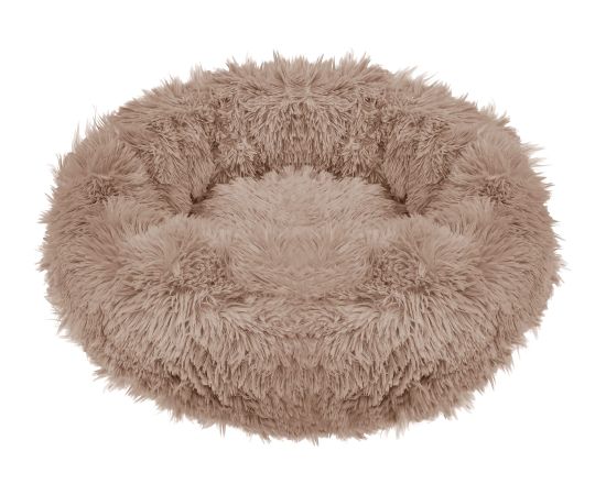Suņu un kaķu guļvieta Springos PA0170, 40 cm, plīša, gaiši brūna