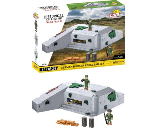 Cobi Klocki German Bunker Regelbau 667 642 klocki