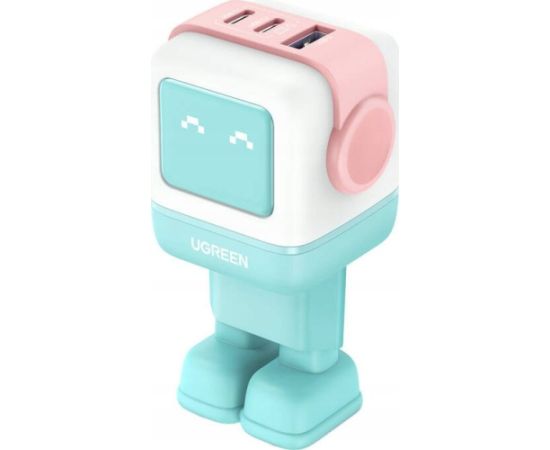 TĪKLA LĀDĒTĀJS Ugreen Nexode RG (Robot GaN), 2x USB-C + USB, 65W