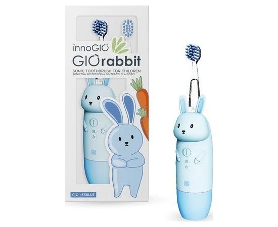 BĒRNU ELEKTRISKĀ ZOBU BIRSTE  InnoGio GIORABBIT Blue