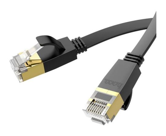 Hoco   US07 General pure copper flat network cable(L=1M) Black