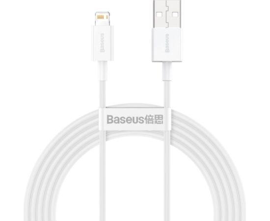 Baseus   Baseus Superior USB - Lightning 2.4A 2 m cable White (CALYS-C02)