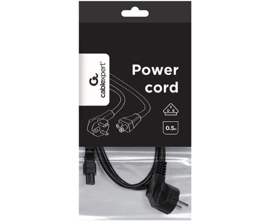CABLE POWER C5 0.5M/PC-186-ML12-0.5M GEMBIRD