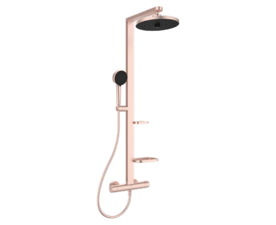 Ideal Standard dušas sistēma ar termostatu Ceratherm ALU+, rose