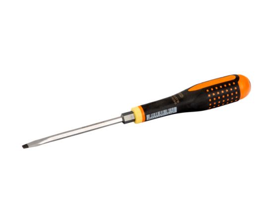 Bahco Screwdriver ERGO™ slotted with 14mm hex through blade 1.6x10x175mm flat
