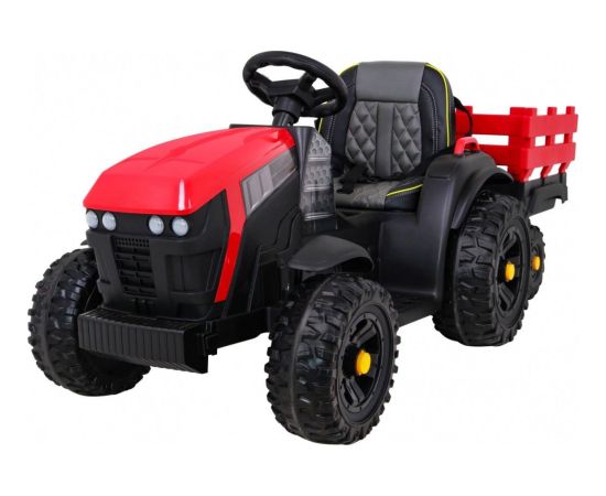 Traktor Titanium Z Przyczepą Czerwony