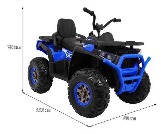 Ramiz elektriskais bērnu kvadracikls – Quad ATV Desert zilajā versijā