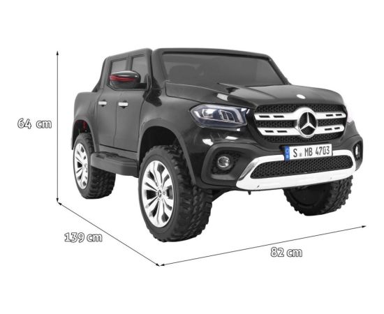 Pojazd na akumulator Mercedes Benz X-Class MP4 Czarny