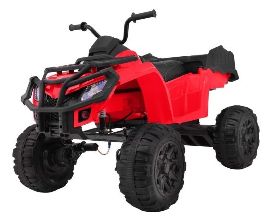 Ramiz Quad XL ATV elektriskais kvadracikls bērniem – sarkanā versijā ar Pilot 2.4GHz vadību