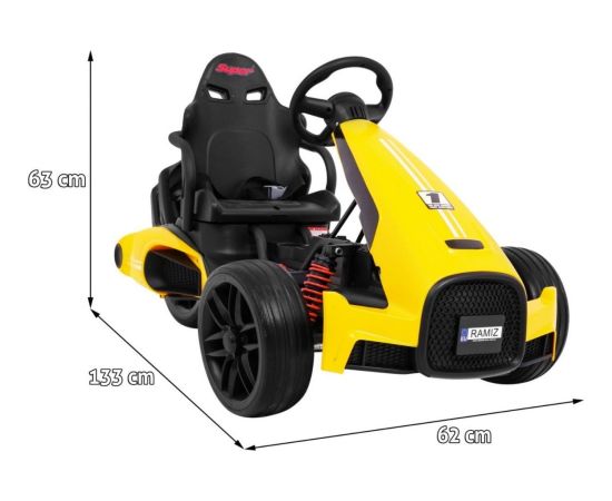 Pojazd Bolid XR-1 Żółty