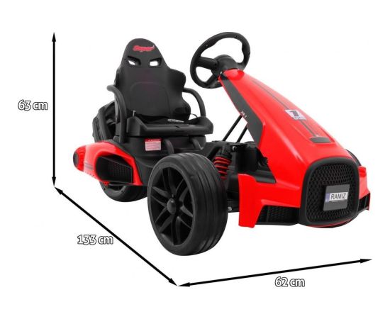 Pojazd Bolid XR-1 Czerwony