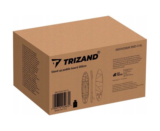 Trizand piepūšamā SUP dēlis 350 cm ar aksesuāriem (modelis 25259) Sup dēļi
