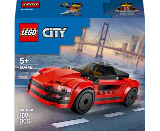LEGO City Czerwony samochód sportowy 4 szt. (60448)