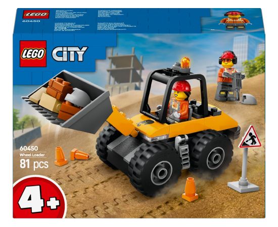 LEGO City Żółta ładowarka kołowa 4 szt. (60450)