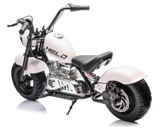 1PUNKT Pojazd Motorek Chopper Warrior Biały