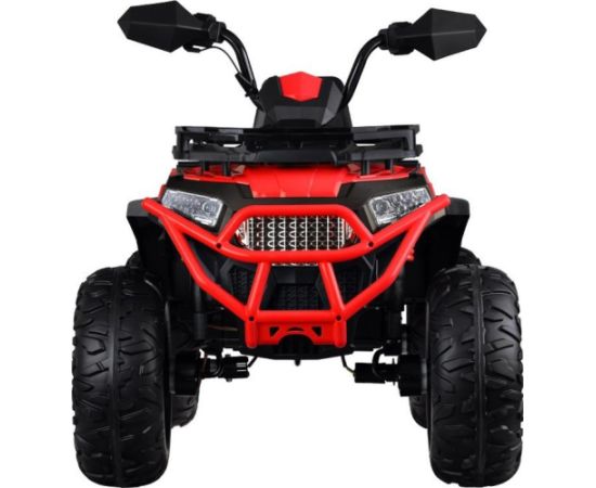Jokomisiada Duży quad na akumulator dla dziecka 4x4 gaz w manetce amortyzator