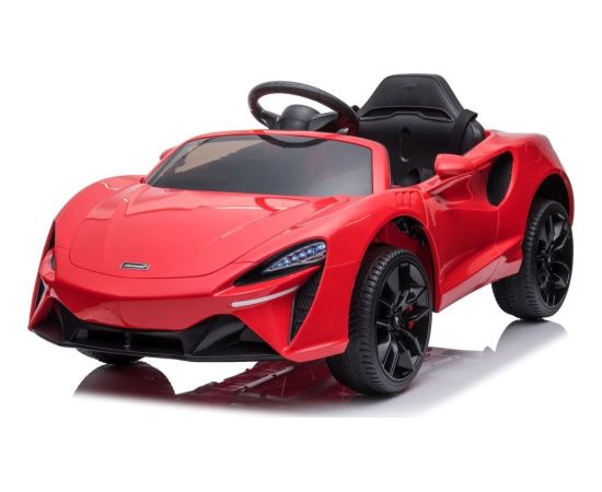 McLaren Artura na akumulator dla dzieci Czerwony + Napęd 4x4 + Pilot + Wolny Start + EVA + Audio LED