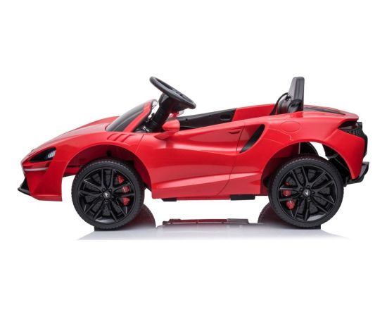 McLaren Artura na akumulator dla dzieci Czerwony + Napęd 4x4 + Pilot + Wolny Start + EVA + Audio LED