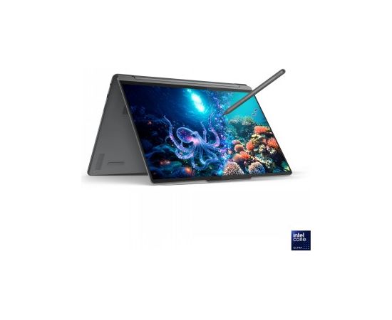 LENOVO YOGA 9 2IN1 ULTRA 7 258V/14" 2.8K WQXGA+ (2880X1800) OLED 1100NITS (PEAK) / 500NITS (TYPICAL) GLOSSY / ANTI-FINGERPRINT, 100% DCI-P3, 120HZ, EYESAFE®, DOLBY VISION®, DISPLAYHDR™ TRUE BLACK 1000, GLASS, TOUCH/32GB/1TB SSD/COPILOT+PC/W11P/ENG (LUNA G