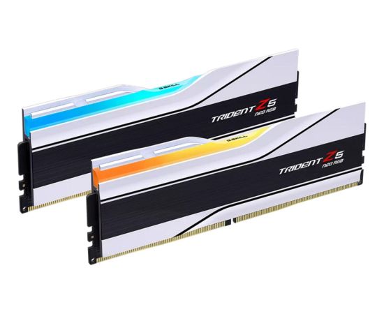 G.Skill DDR5 - 32GB - 6000 - CL - 26 (2x 16 GB) dual kit (white, F5-6000J2636H16GX2-TZ5NRW, Trident Z5 NEO RGB, AMD EXPO)