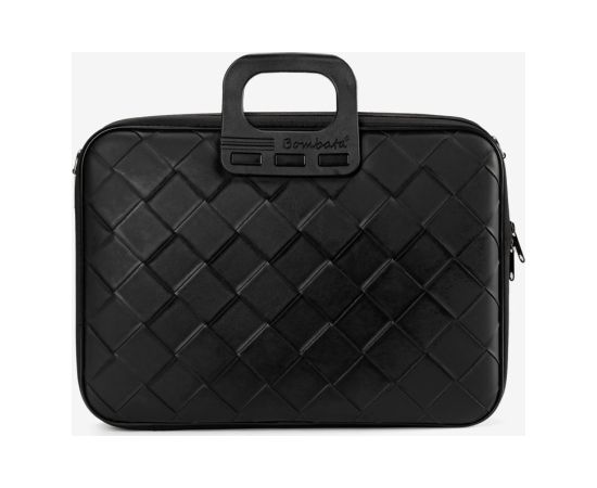 Datorsoma BOMBATA Business Intrecciato 15.6” - 16”, melna krāsa