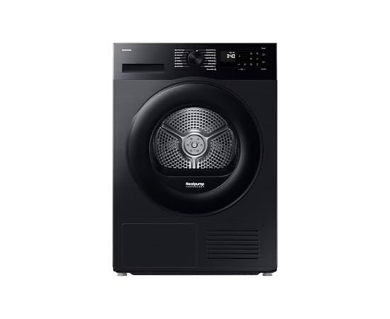 Samsung DV90DG52A0ABLE veļas žāvētājs, siltumsūknis, 9 kg, A+++, melns