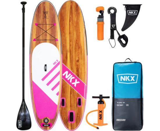 NKX Instinct piepūšamais SUP dēlis Rozā 310 cm (10'2")