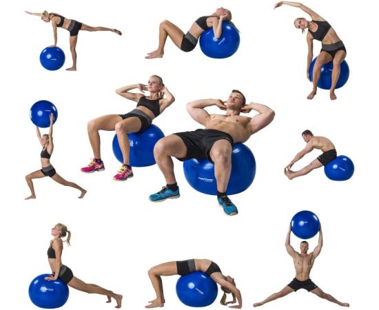 Vingrošanas bumba TUNTURI Gymball 90cm, sarkana