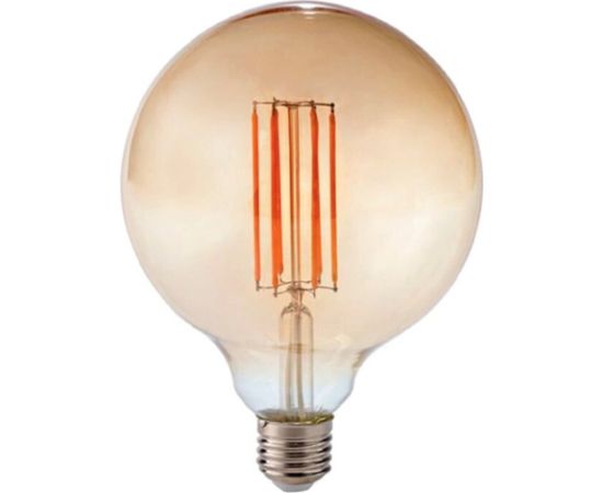 Visional G125 LED Filament Spuldze E27 12W 3000K 1320lm Dimmerama Dzintara Stikls 220–240V RA>80