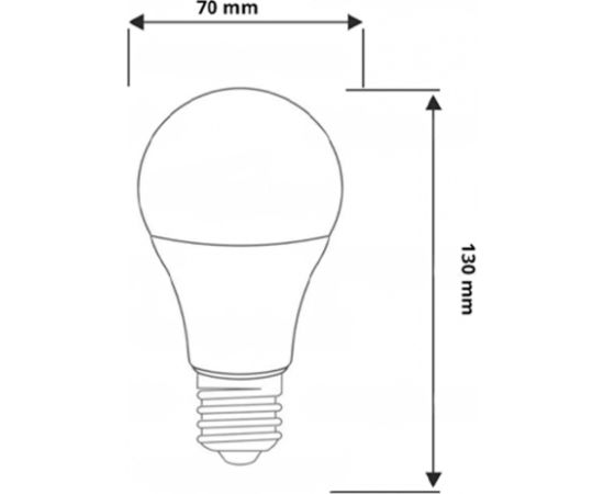 Visional Visonal 15W Filament Fito Led Lampa - Spuldze A60 E27 28.39 µmol/s (pilna spektra) priekš perfektas augu audzēšanas