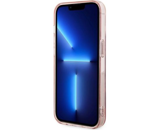 Karl Lagerfeld KLHMP14LHFCCNOP iPhone 14 Pro 6.1" розовый жесткий чехол IML Choupette MagSafe