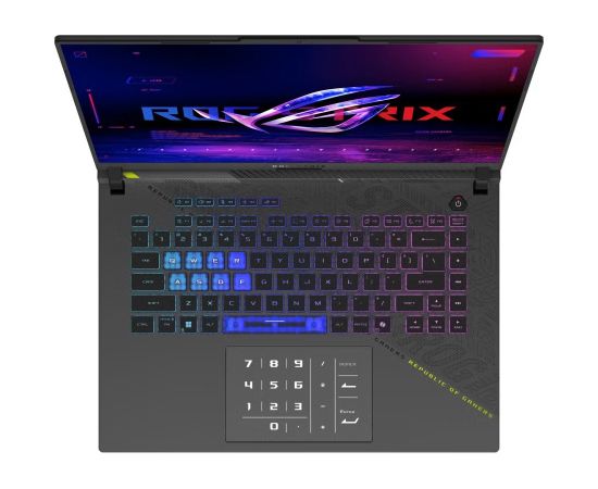 ASUS ROG Strix G16 G614PR-R9161W Ryzen 9 8940HX 16.0"FHD+ 165Hz IPS-level 300nits AG 16GB DDR5-5200 SSD1TB GeForce RTX 5070 Ti 12GB WLAN+BT LAN Cam1080p 90WHrs Win11 Eclipse Gray