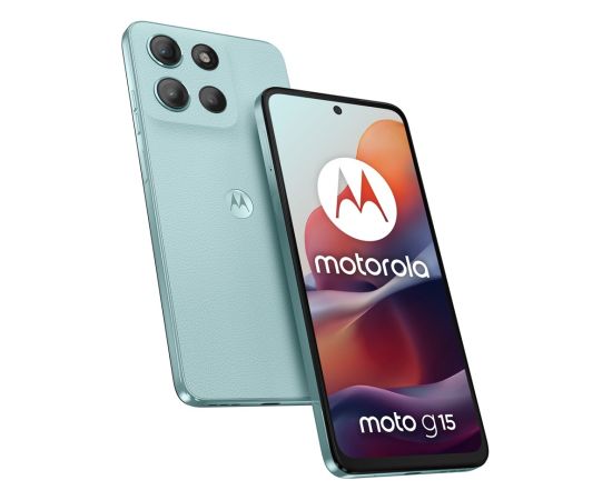 Motorola moto g15 17.1 cm (6.72") Dual SIM Android 15 4G USB Type-C 8 GB 128 GB 5200 mAh Light Blue