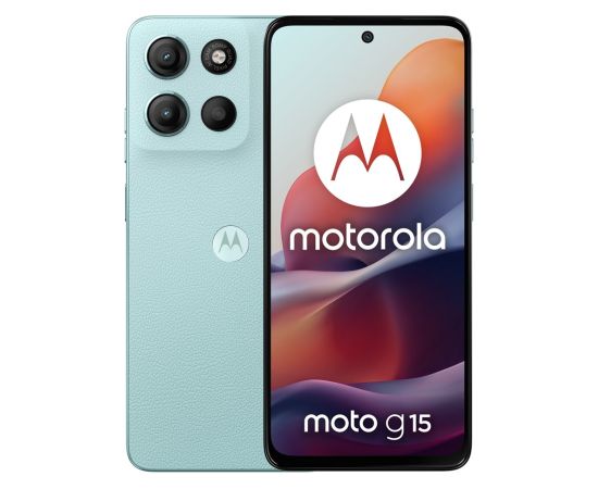 Motorola moto g15 17.1 cm (6.72") Dual SIM Android 15 4G USB Type-C 8 GB 128 GB 5200 mAh Light Blue