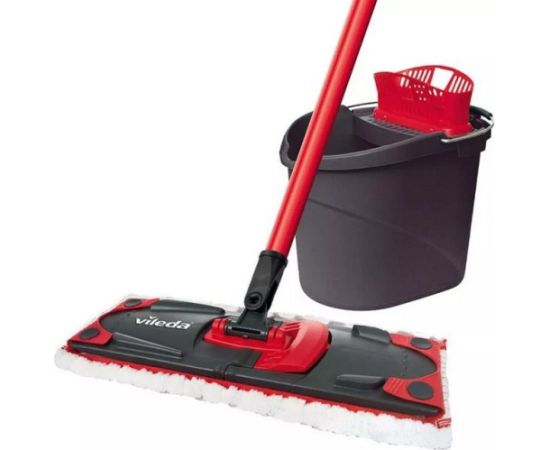 (Ir Veikalā) Grīdas uzkopšanas komplekts Vileda Ultramax Box mop +  Ajax