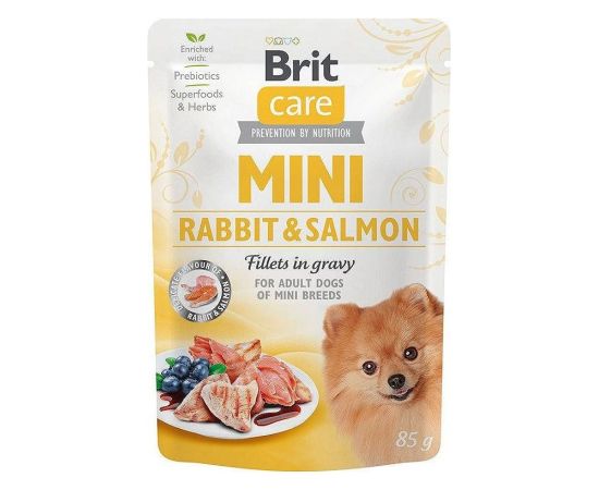 BRIT Care Mini Rabbit&Salmon - wet dog food - 85g