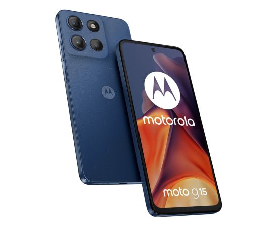 Motorola moto g15 17.1 cm (6.72") Dual SIM Android 15 4G USB Type-C 8 GB 128 GB 5200 mAh Navy